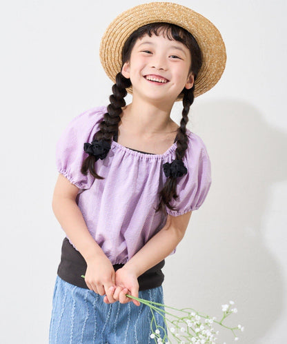 CIAOPANIC TYPY KIDS 泡泡袖短款襯衫