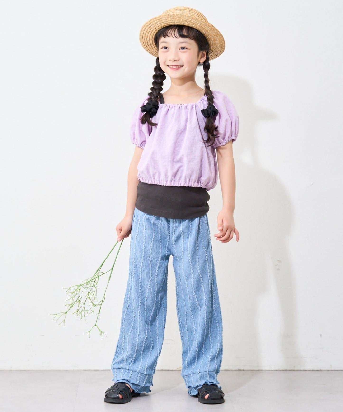 CIAOPANIC TYPY KIDS 泡泡袖短款襯衫