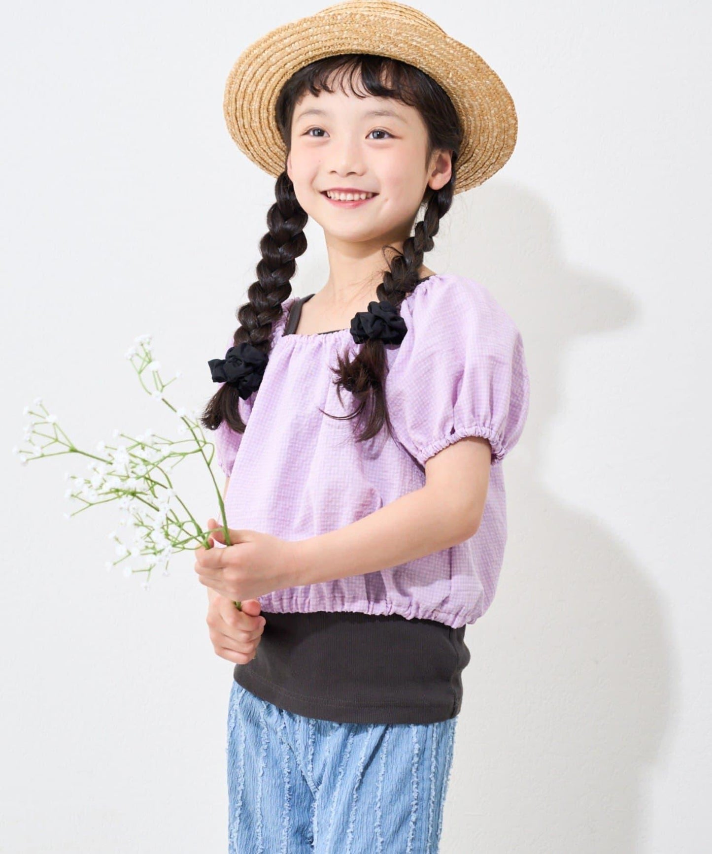 CIAOPANIC TYPY KIDS 泡泡袖短款襯衫