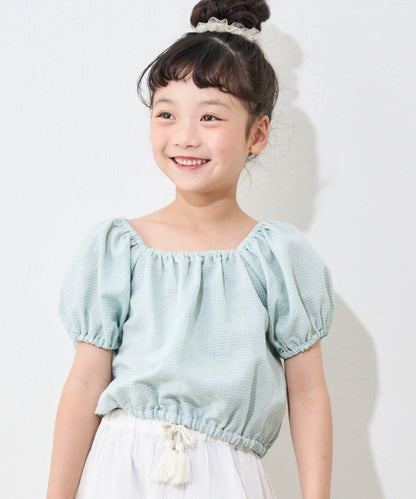 CIAOPANIC TYPY KIDS 泡泡袖短款襯衫