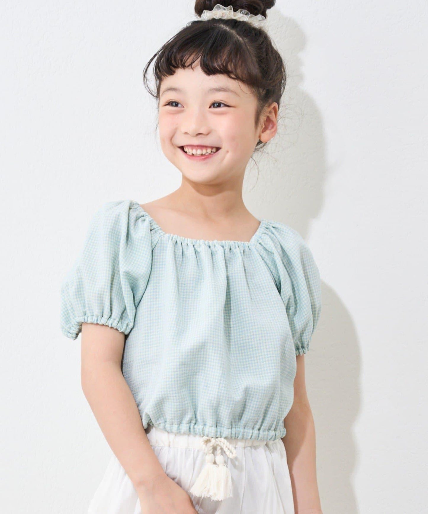 CIAOPANIC TYPY KIDS 泡泡袖短款襯衫