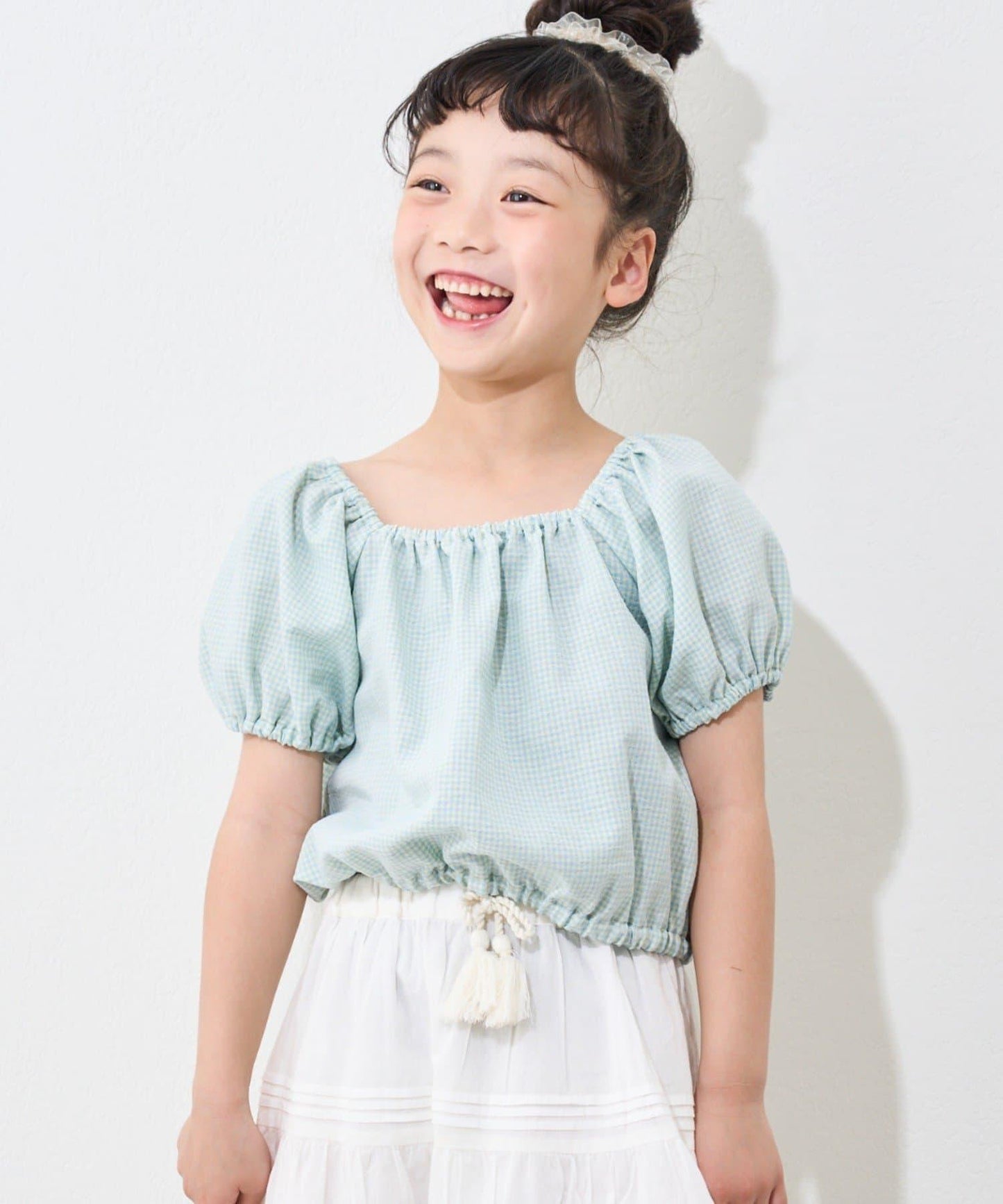 CIAOPANIC TYPY KIDS 泡泡袖短款襯衫