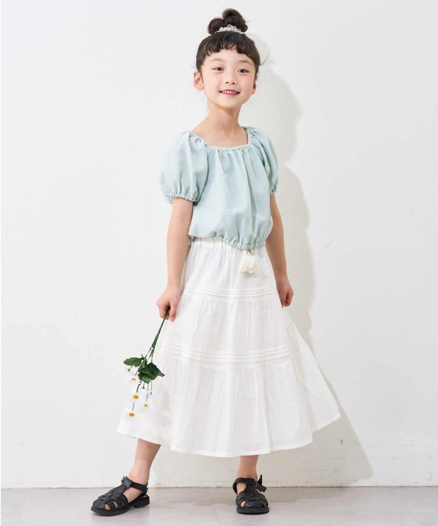 CIAOPANIC TYPY KIDS 泡泡袖短款襯衫