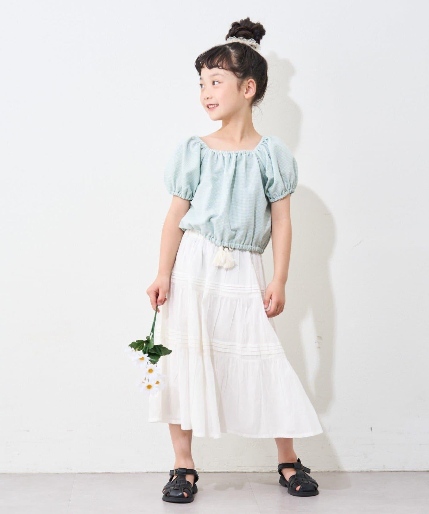 CIAOPANIC TYPY KIDS 泡泡袖短款襯衫