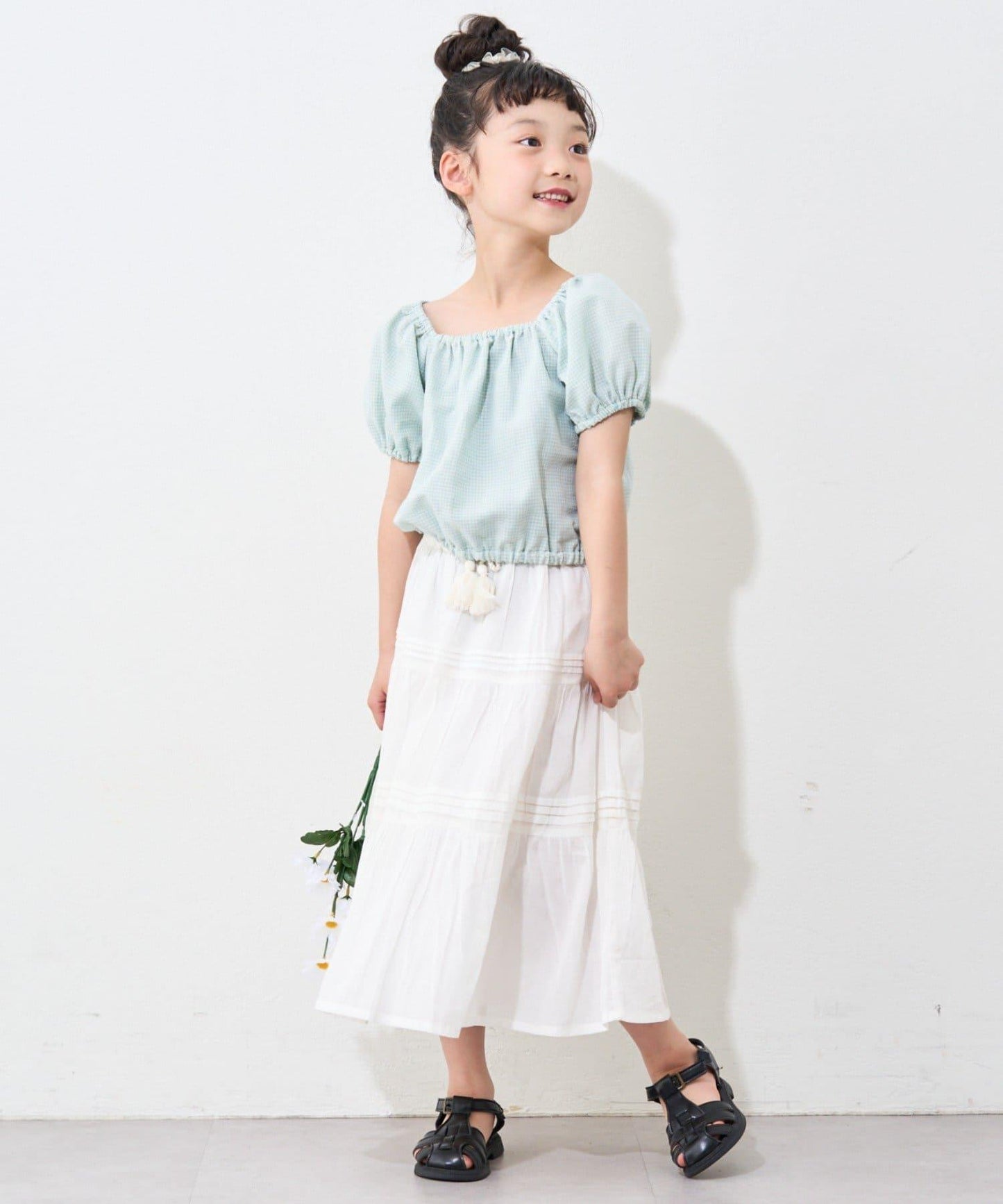 CIAOPANIC TYPY KIDS 泡泡袖短款襯衫