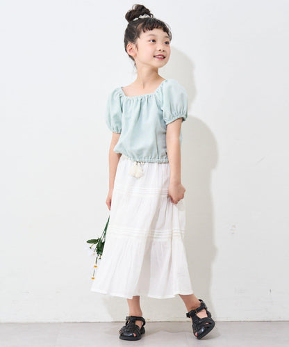 CIAOPANIC TYPY KIDS 泡泡袖短款襯衫