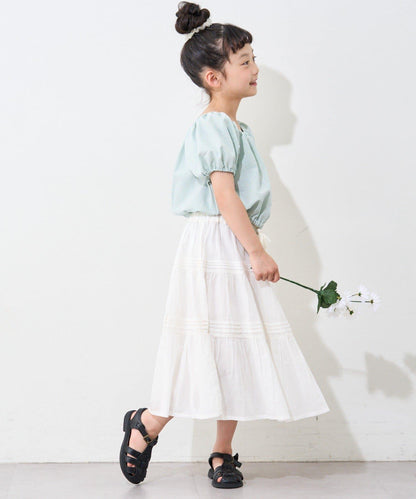 CIAOPANIC TYPY KIDS 泡泡袖短款襯衫