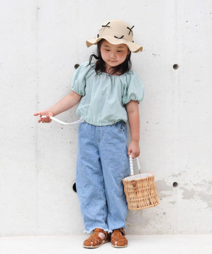 CIAOPANIC TYPY KIDS 泡泡袖短款襯衫