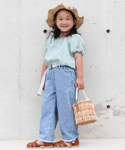 CIAOPANIC TYPY KIDS 泡泡袖短款襯衫