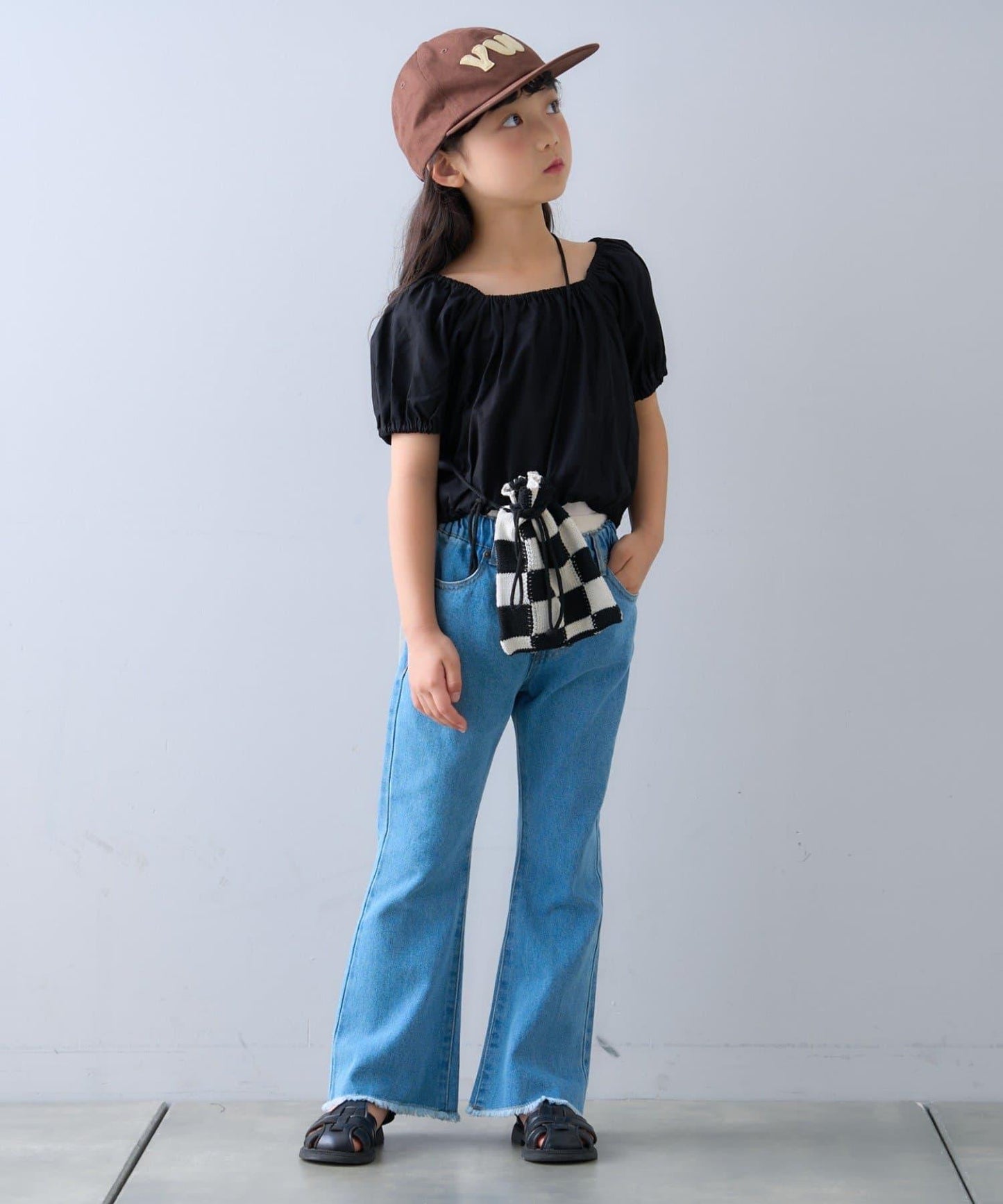 CIAOPANIC TYPY KIDS 泡泡袖短款襯衫