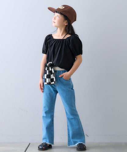 CIAOPANIC TYPY KIDS 泡泡袖短款襯衫