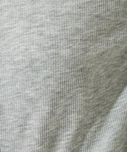 配色シアーリブボタンカーディガン【限定展開】