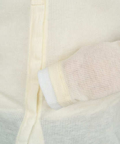 配色シアーリブボタンカーディガン【限定展開】