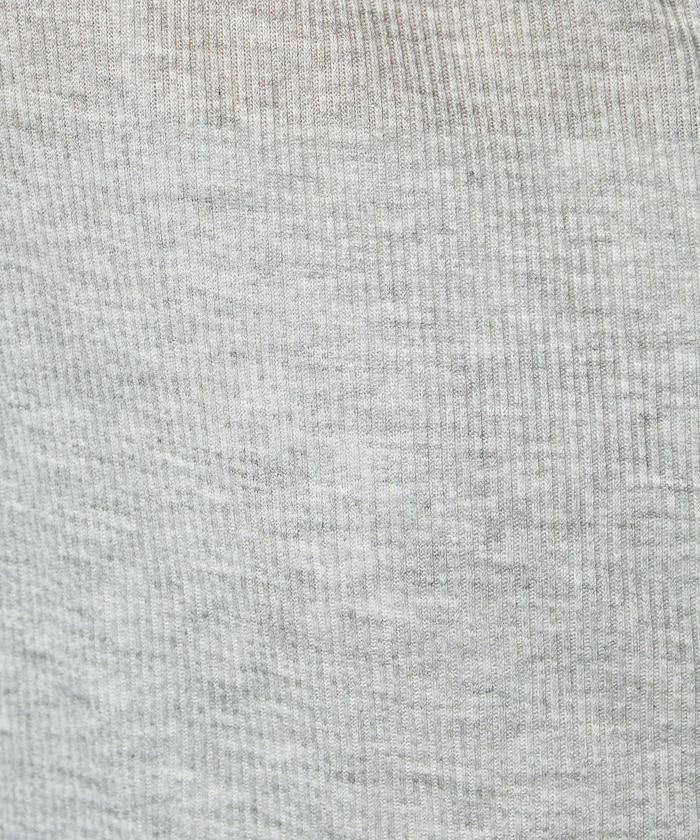 配色シアーリブボタンカーディガン【限定展開】