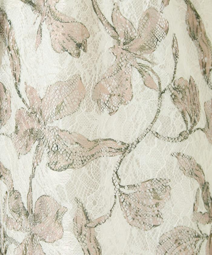 レースプリント柄イージーパンツ(セットアップ対応)【限定展開】