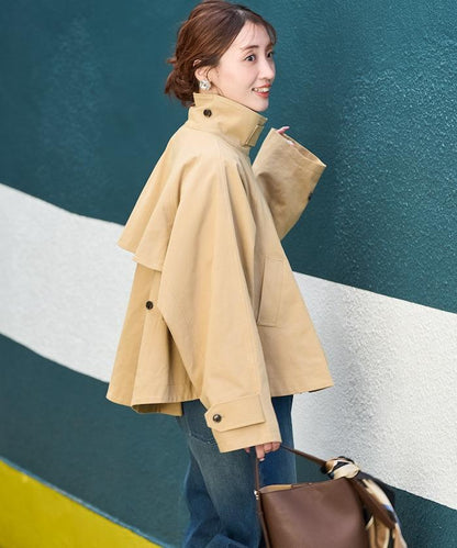 ショートフレアトレンチコート【限定展開】