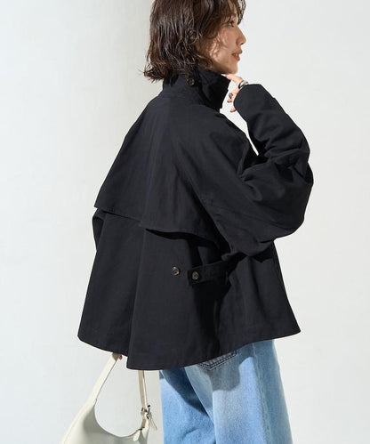 ショートフレアトレンチコート【限定展開】