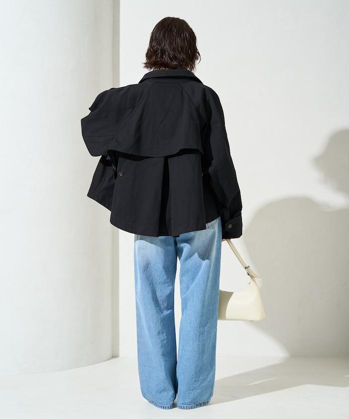 ショートフレアトレンチコート【限定展開】