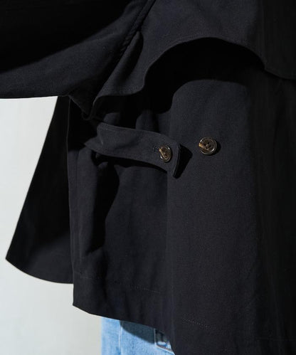 ショートフレアトレンチコート【限定展開】