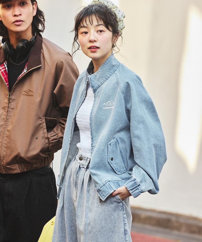 別注 DENIM STAND COLLAR BLOUSON