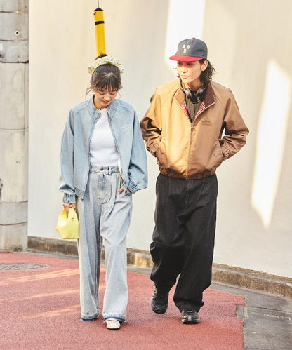 別注 DENIM STAND COLLAR BLOUSON