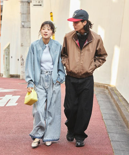 別注 DENIM STAND COLLAR BLOUSON