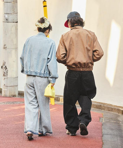 別注 DENIM STAND COLLAR BLOUSON