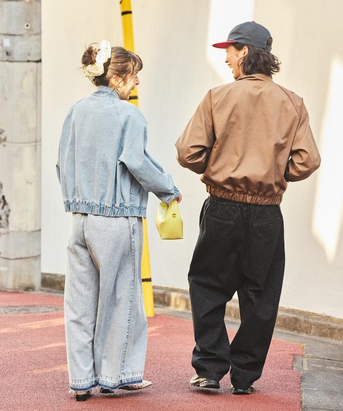 別注 DENIM STAND COLLAR BLOUSON