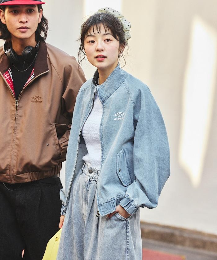 別注 DENIM STAND COLLAR BLOUSON