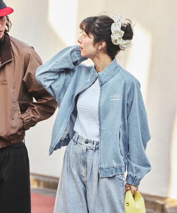 別注 DENIM STAND COLLAR BLOUSON