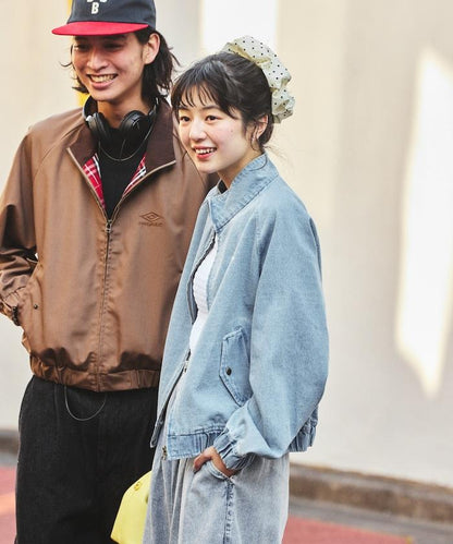 別注 DENIM STAND COLLAR BLOUSON