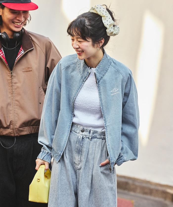 別注 DENIM STAND COLLAR BLOUSON