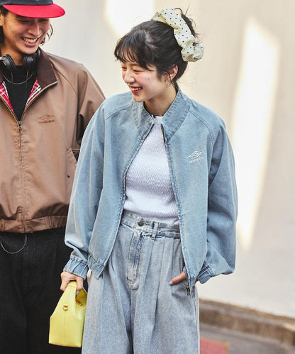 別注 DENIM STAND COLLAR BLOUSON