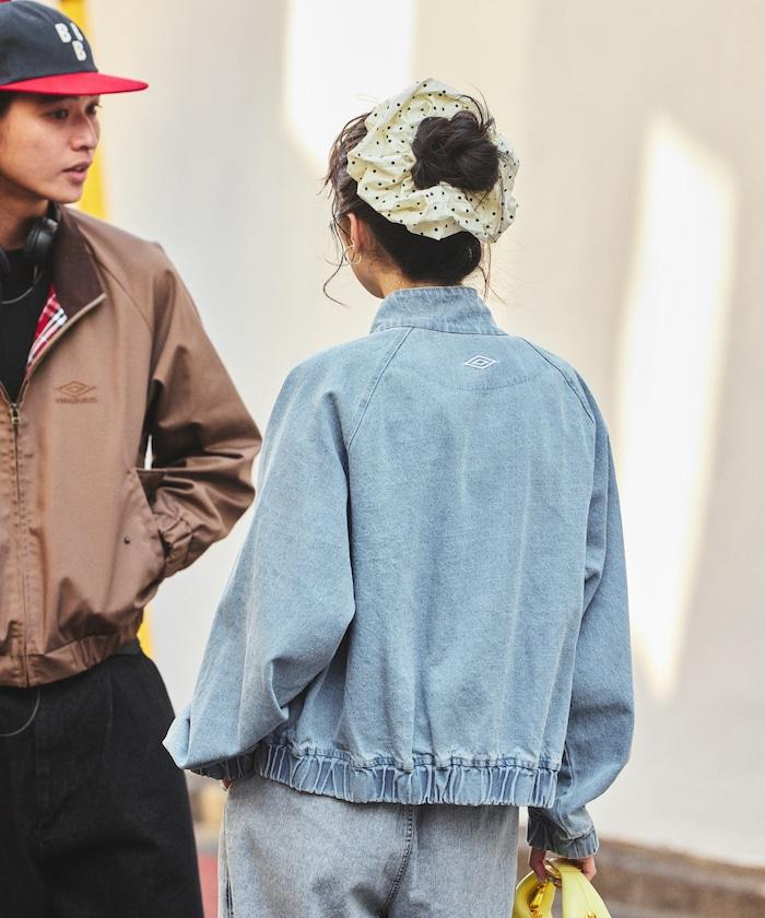 別注 DENIM STAND COLLAR BLOUSON