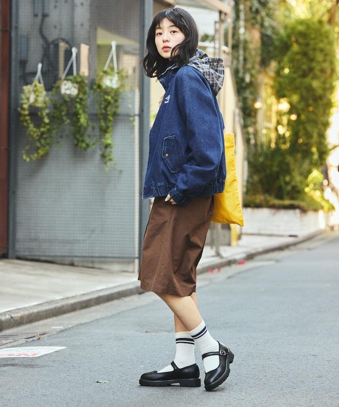 別注 DENIM STAND COLLAR BLOUSON