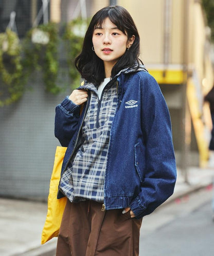 別注 DENIM STAND COLLAR BLOUSON