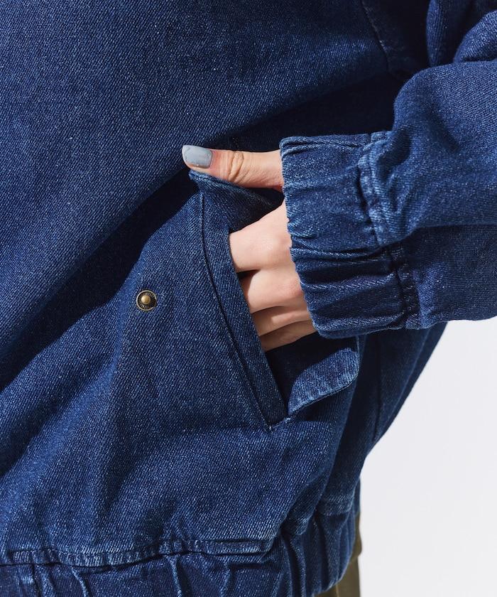 別注 DENIM STAND COLLAR BLOUSON