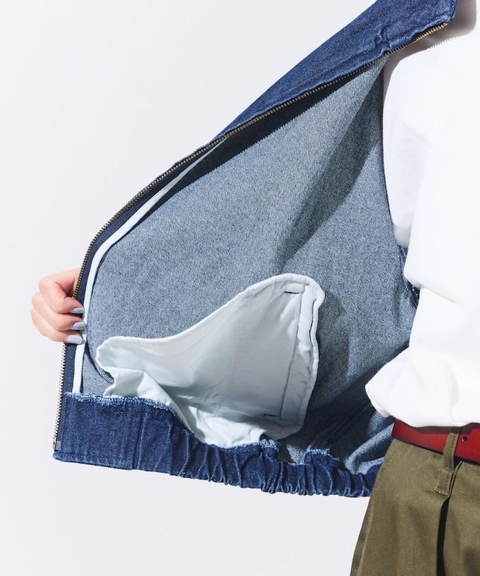 別注 DENIM STAND COLLAR BLOUSON