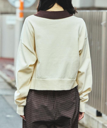 別注 COTTON ZIP KNIT