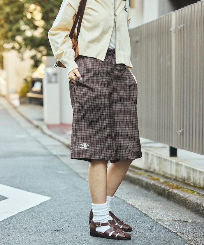 別注 TUCK HALF PANTS