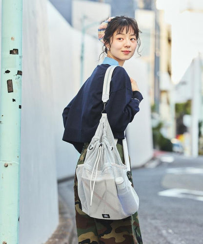 別注 マルチway ナイロンコード付き メッシュバッグ
