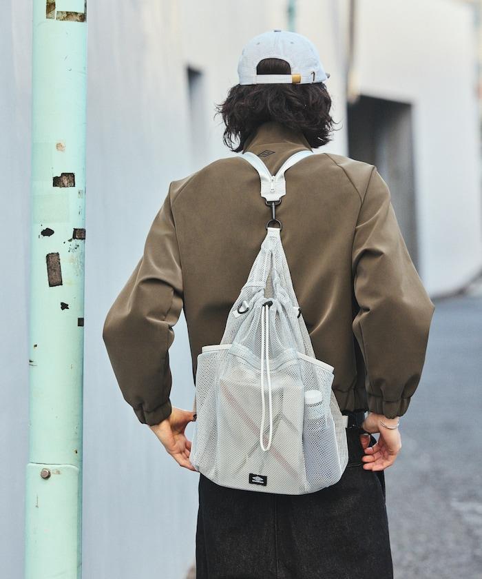 別注 マルチway ナイロンコード付き メッシュバッグ