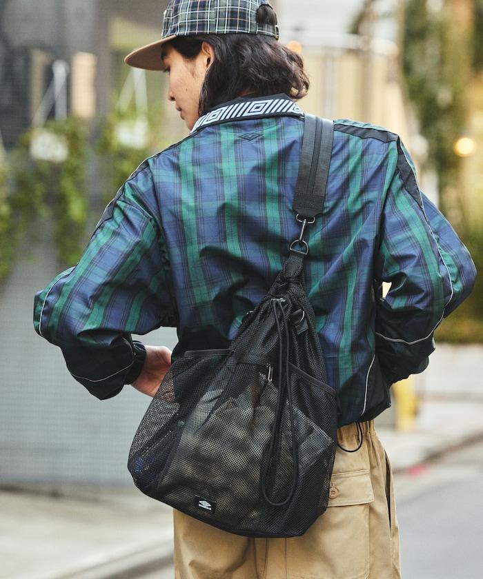 別注 マルチway ナイロンコード付き メッシュバッグ