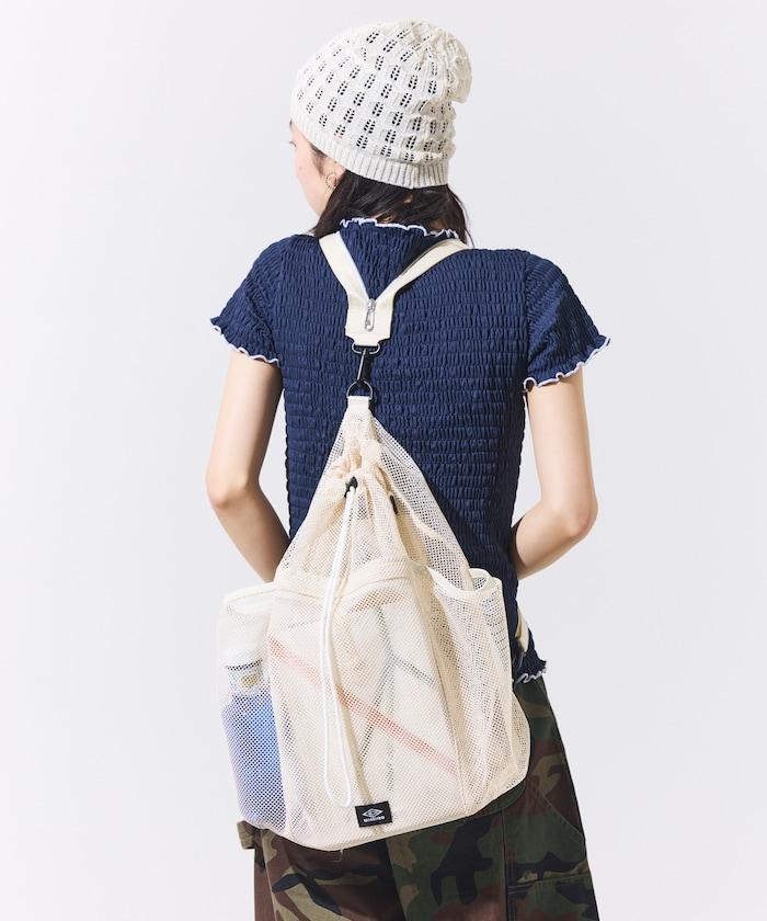 別注 マルチway ナイロンコード付き メッシュバッグ