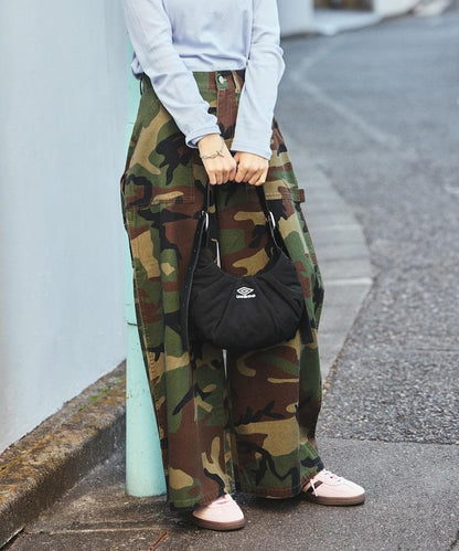 別注 サイドベルト ショルダー ギャザーバッグ