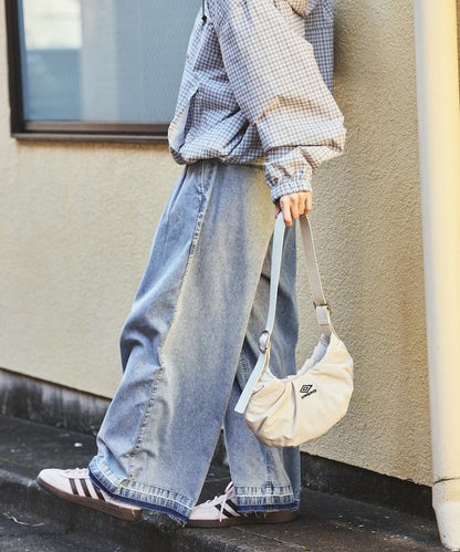 別注 サイドベルト ショルダー ギャザーバッグ