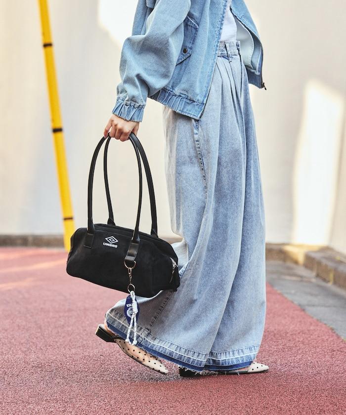 別注 スエードタッチ ボストンバッグ