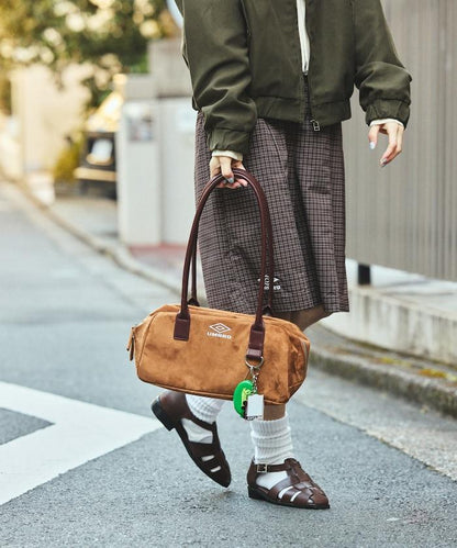 別注 スエードタッチ ボストンバッグ