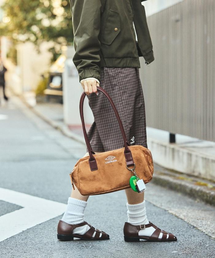 別注 スエードタッチ ボストンバッグ