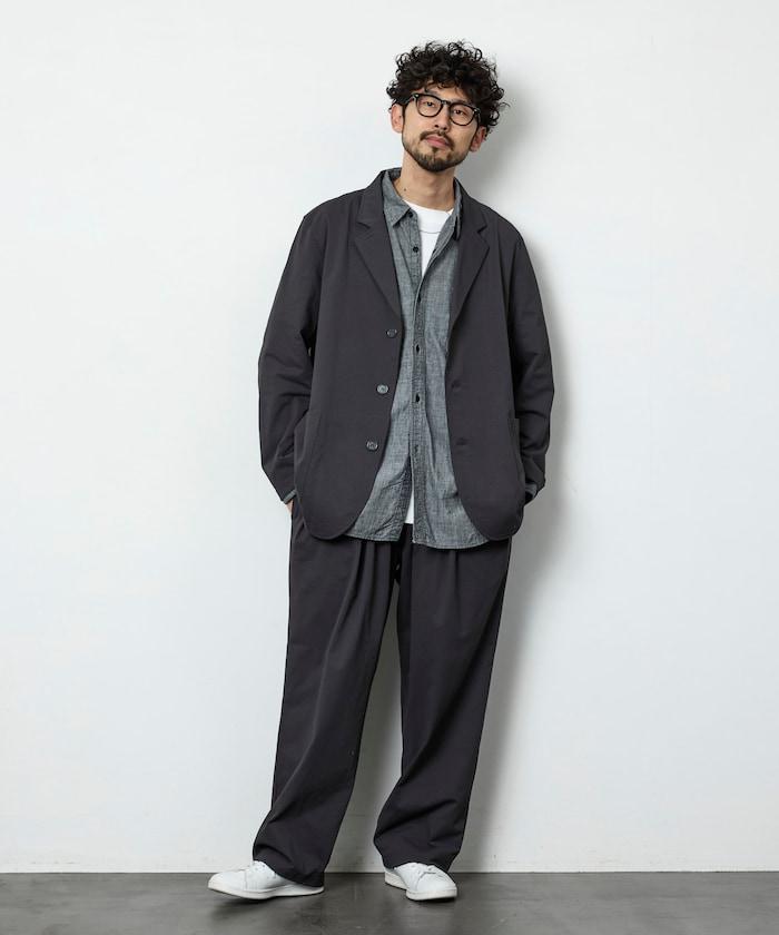 AIRDRY HIGH TECH YARN  高機能素材 テーラードジャケット セットアップ   リラックスフィット